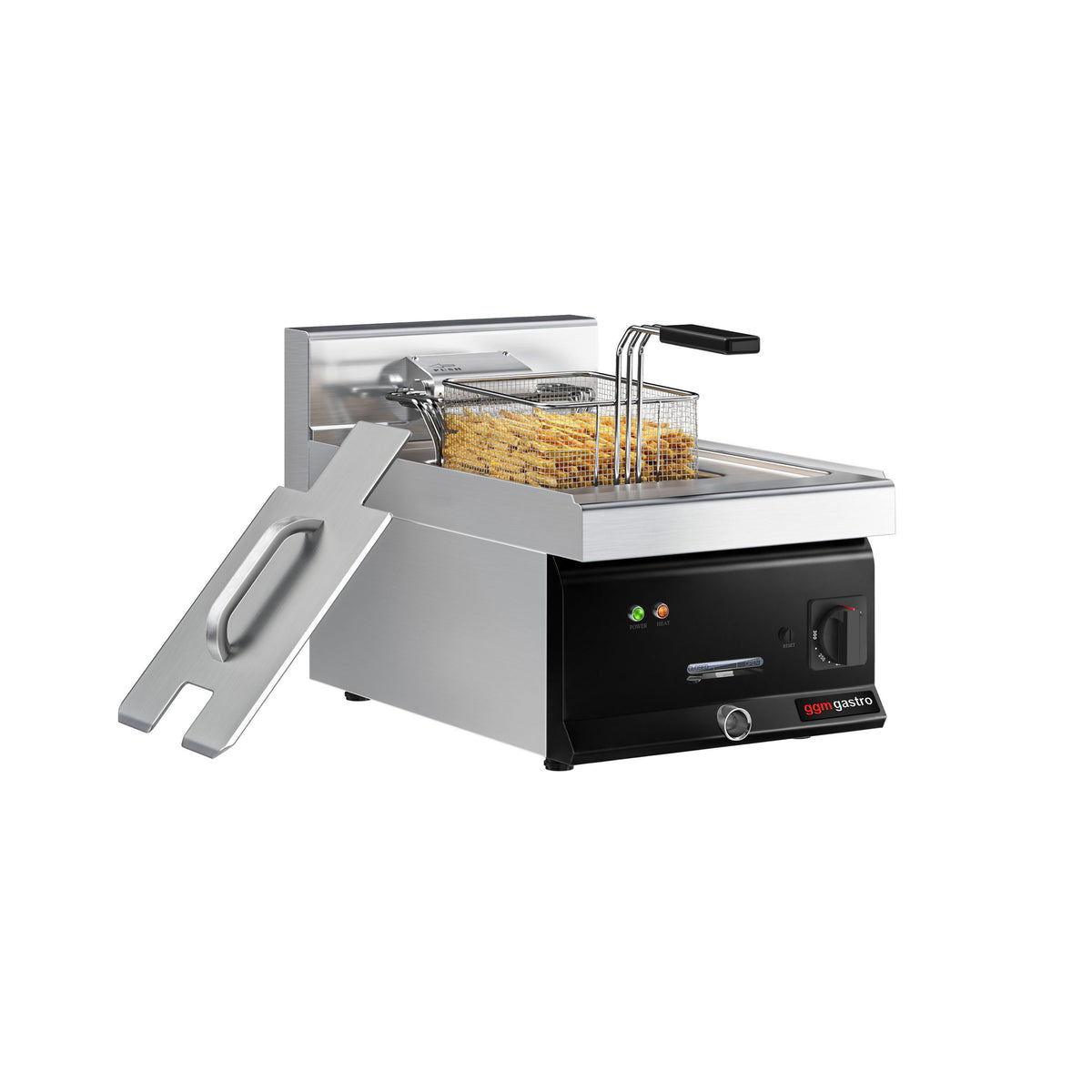 Sähkökäyttöinen rasvakeitin - 10 l - 13,2 kW - Musta - 400 V
