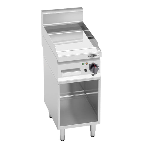 Sähköpaistotaso - kovakromattu paistopinta - 4 kW - sileä - Paistopinta-ala: 296x430 mm - sis. jalustan