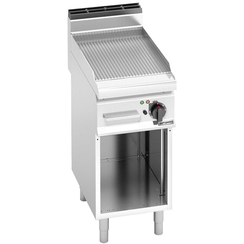 Sähköpaistotaso - 4,8 kW - uritettu - Paistopinta-ala: 395x500 mm - sis. jalustan