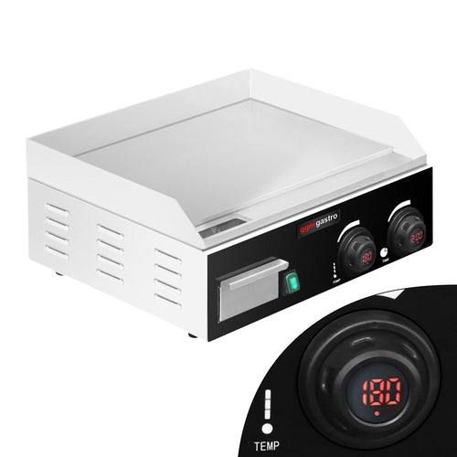 Sähköpaistotaso - 2,20 kW - sileä - Paistopinta-ala: 520x330 mm