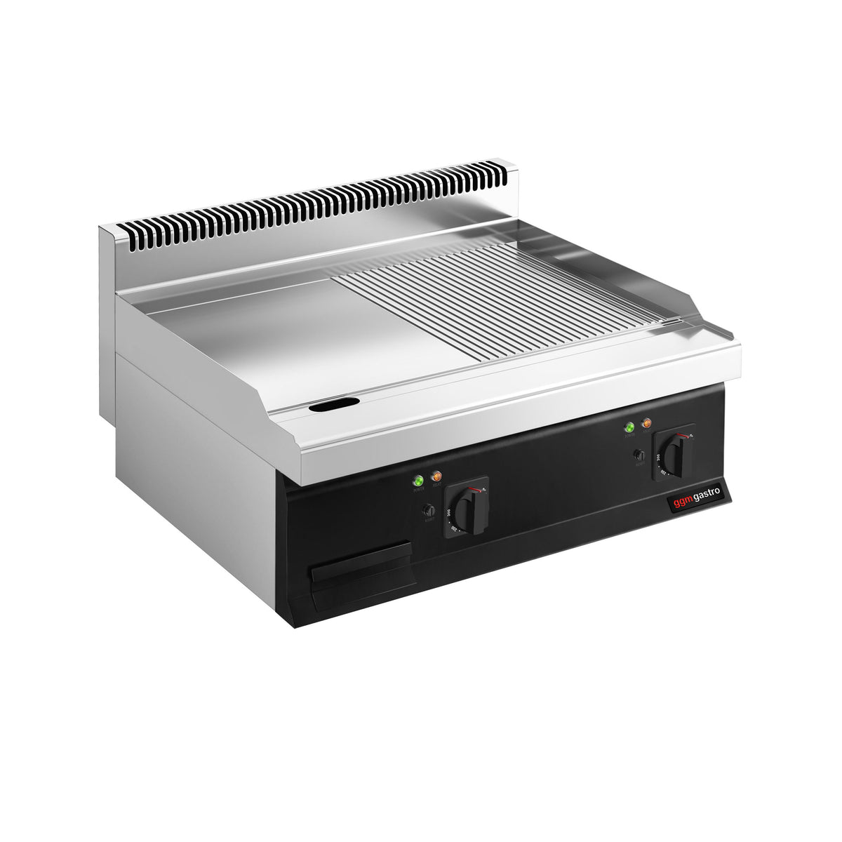 Sähköpaistotaso - 13,8 kW - sileä/uritettu - Paistopinta-ala: 795x535 mm