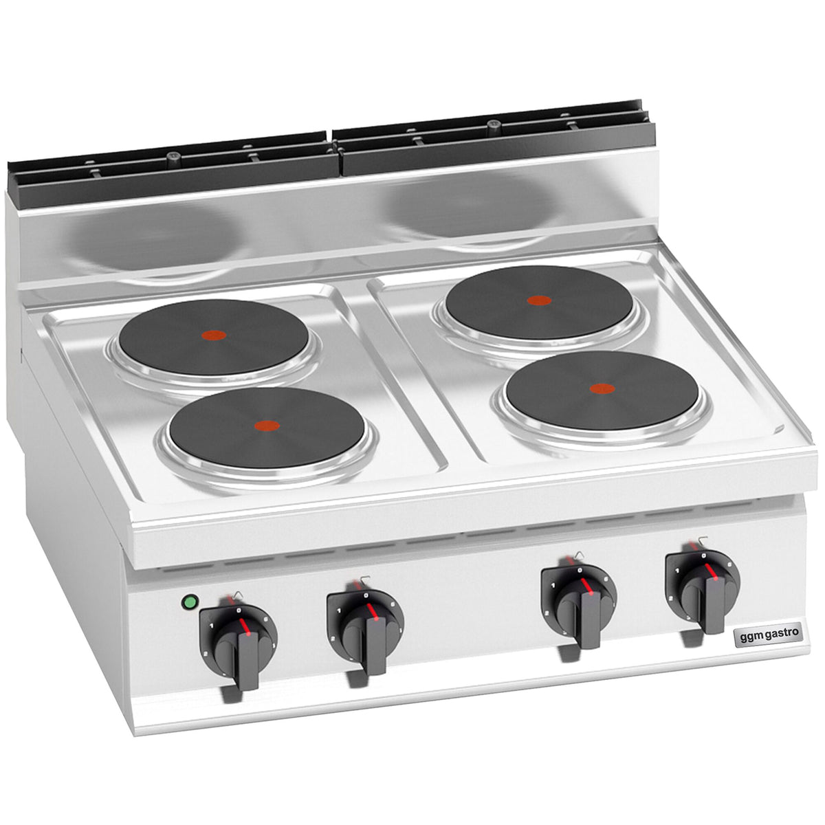 Sähköliesi + pöytämalli Lorenzo 700 ‑sarja - 800x714x460 mm - 10,4 kW - 4 keittolevyä pyöreä