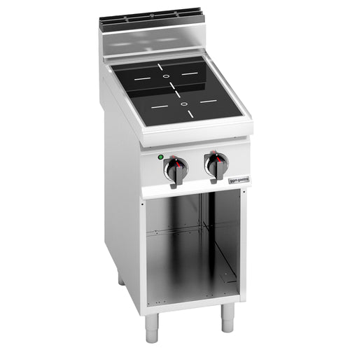 Sähköliesi LORENZO 700 ‑sarja - 400x714 mm - 6,4 kW - 2 keittolevyä - jalustalla