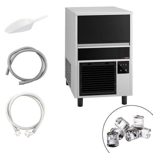 Commercial Ice Machine - Bullet - 26 kg/24 h - with Drain Pump
