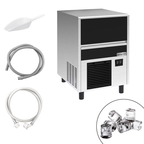 Commercial Ice Machine - Bullet - 33kg/24h - with Storage Bin