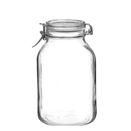(6 kpl) Bormioli Rocco | Säilöntäpurkki - DUBLIN - 1,5 l - pantasulkimella