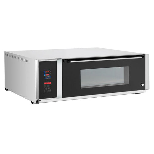 Electric Deck Pizza Oven - Single Deck - Refractory Stone Deck - 1 - 230V 3 Phase - Digital Controls - up to 350°C