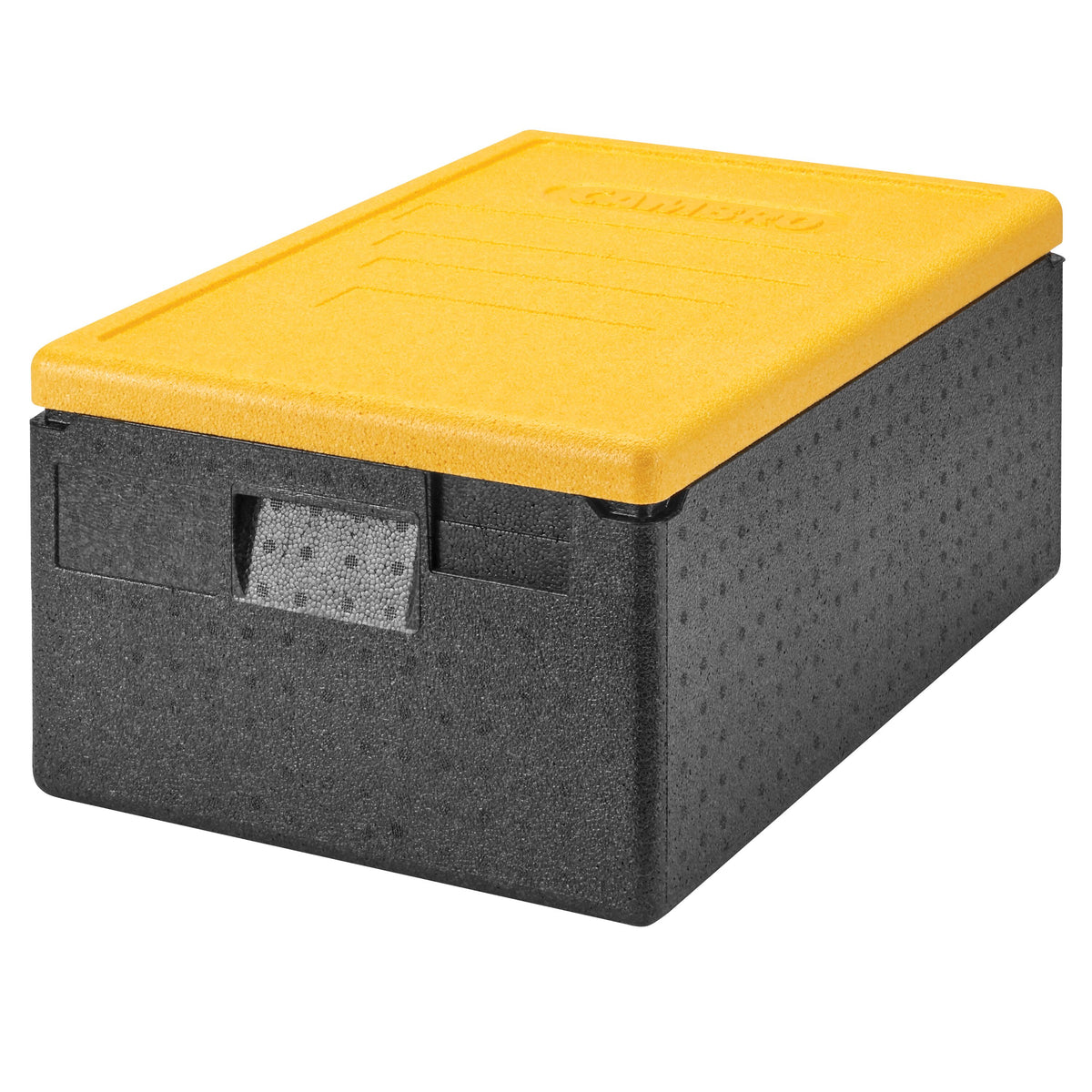 CAMBRO | CAM GOBOX® - Toploader - GN 1/1 - musta - keltainen kansi