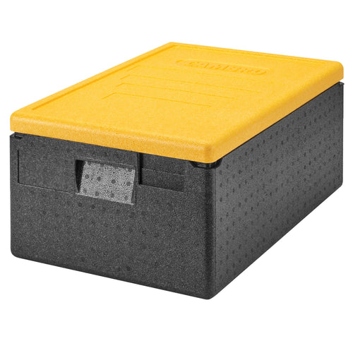CAMBRO | CAM GOBOX® - Toploader - GN 1/1 - musta - keltainen kansi