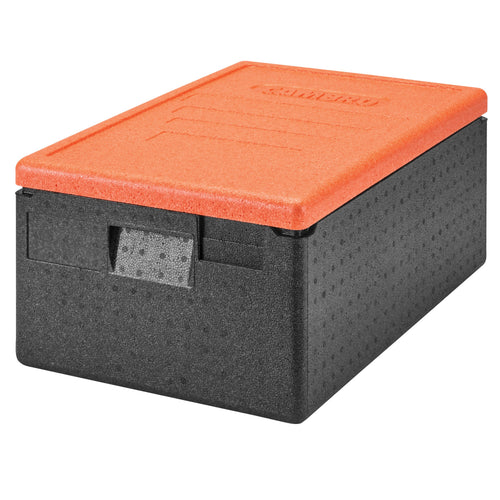CAMBRO | CAM GOBOX® - Toploader - GN 1/1 - musta - oranssi kansi