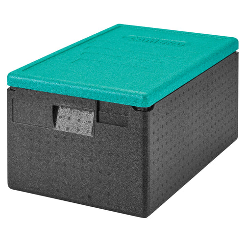 CAMBRO | CAM GOBOX® - Toploader - GN 1/1 - musta - vihreä kansi