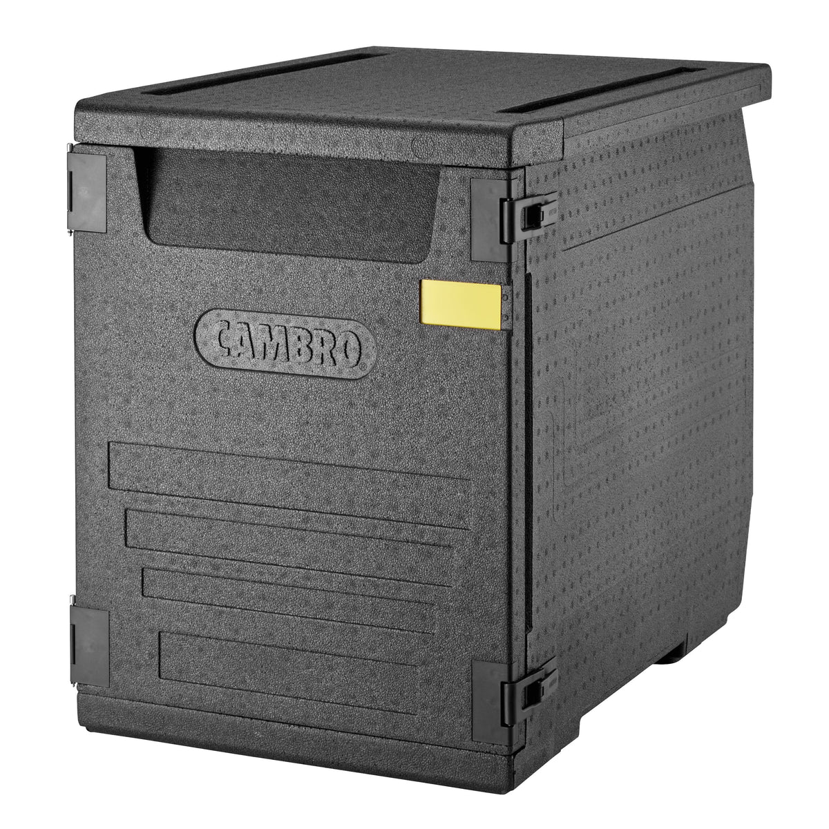 CAMBRO | CAM GOBOX® - Lämpölaatikko - Etutäytettävä - EN 600x400 - ilman tukikiskoja - Musta