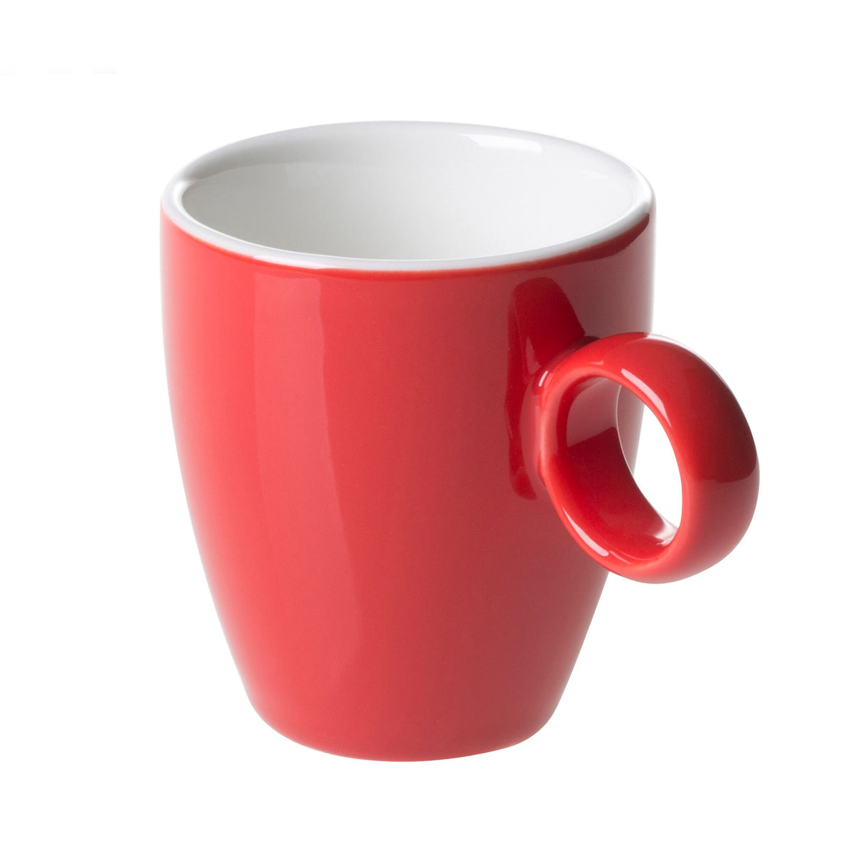 (6 kpl) BART COLOUR CAFE - Espressokuppi - 65 ml - Punainen - jossa pinottava muoto