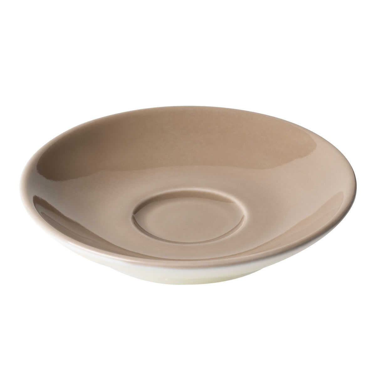 (6 pcs) BART COLOUR CAFE - Espresso saucers - Ø110mm - Brown