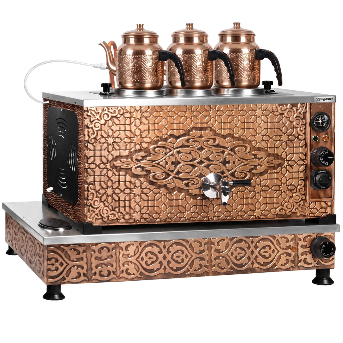 Sähkökäyttöinen kuparinen teekeitin - 870 mm - 33 l
