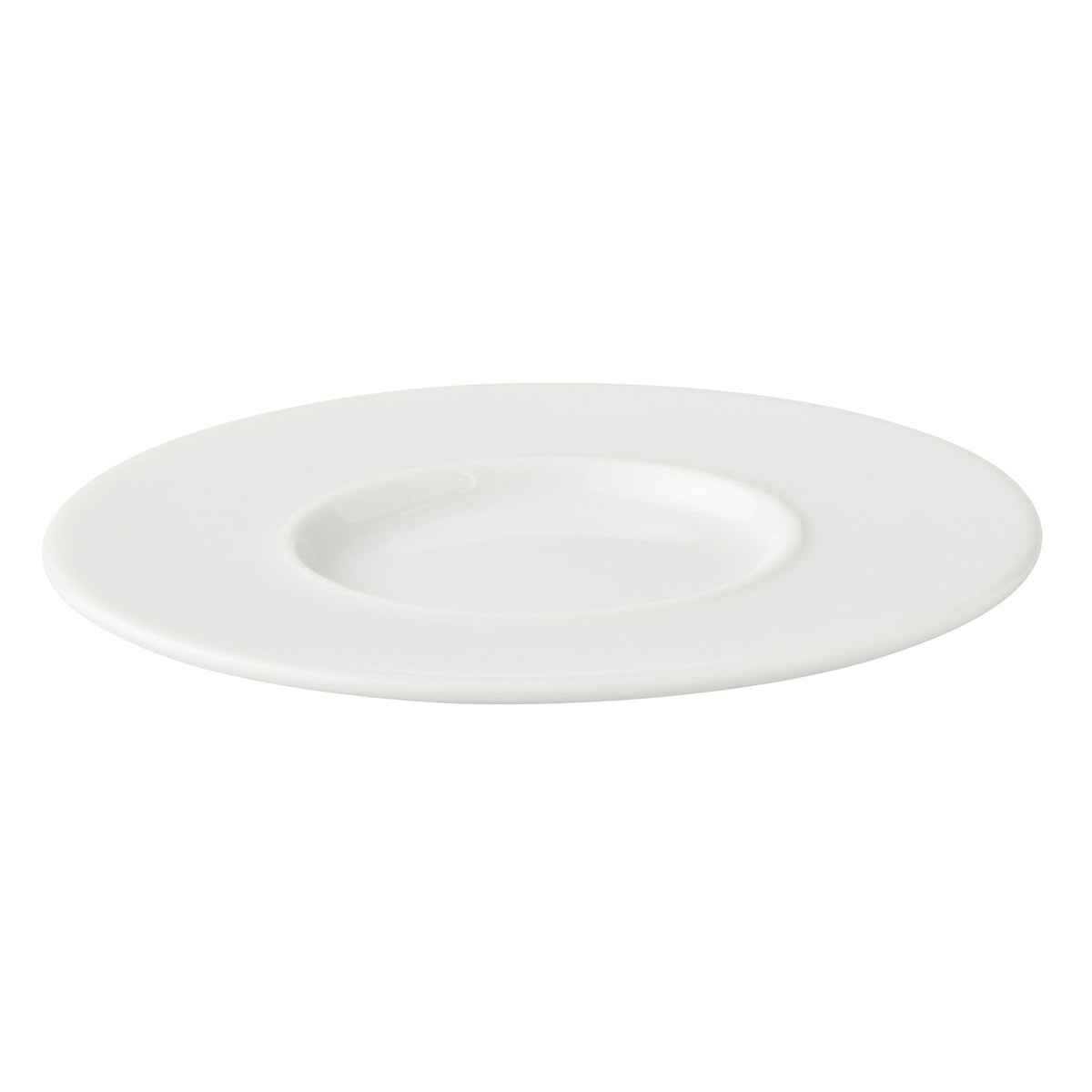 (6 pcs) WHITE DELIGHT - Espresso saucers - Ø130mm - White