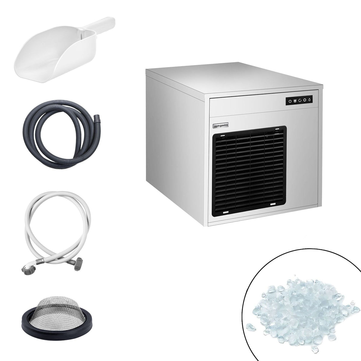 Commercial Flake Ice Machine - 220 kg/24 h