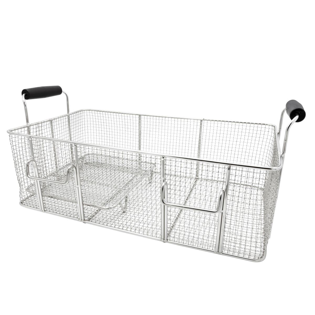 Fritteerauksen kori - 460x260 mm; 20 l - ruostumaton teräs; muovikahvat - yhteensopiva: EFJ-30