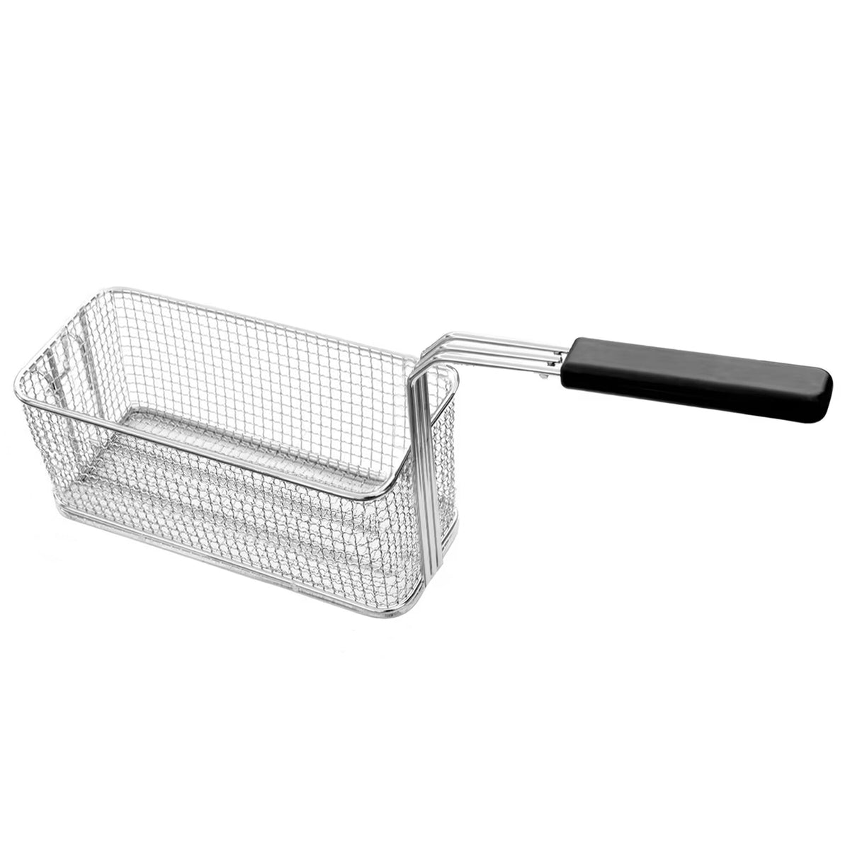 Friteerauskorin puolikas - 100x270 mm; 5 l - ruostumaton teräs; muovikahva - yhteensopiva: EFK46-EN, EFK66-EN, EFK473H-10N, EFK400-EN, EFK873H-10+10N, EFK800-EN