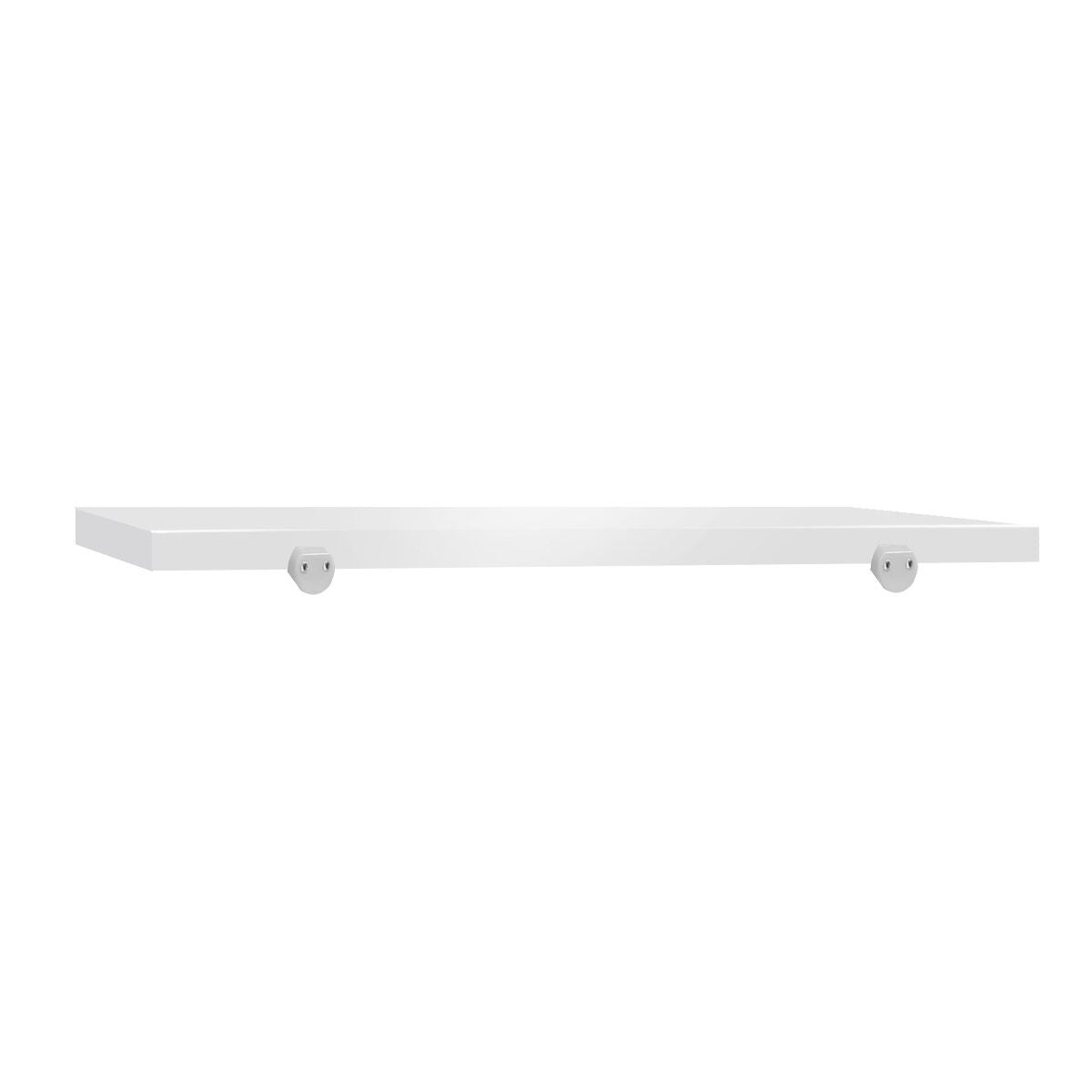 Työtason leikkuulevy - 1000x600 mm - Paksuus: 40 mm - HACCP-yhteensopiva - Polyeteeni (PE500) - Valkoinen - Työtason reunastopparilla