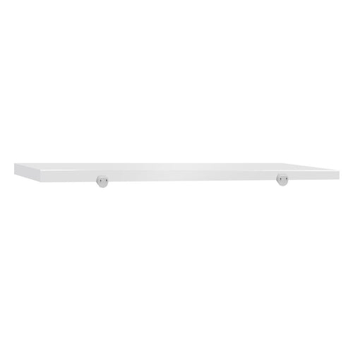 Työtason leikkuulevy - 1600x700 mm - Paksuus: 40 mm - HACCP-yhteensopiva - Polyeteeni (PE500) - Valkoinen - Työtason reunastopparilla