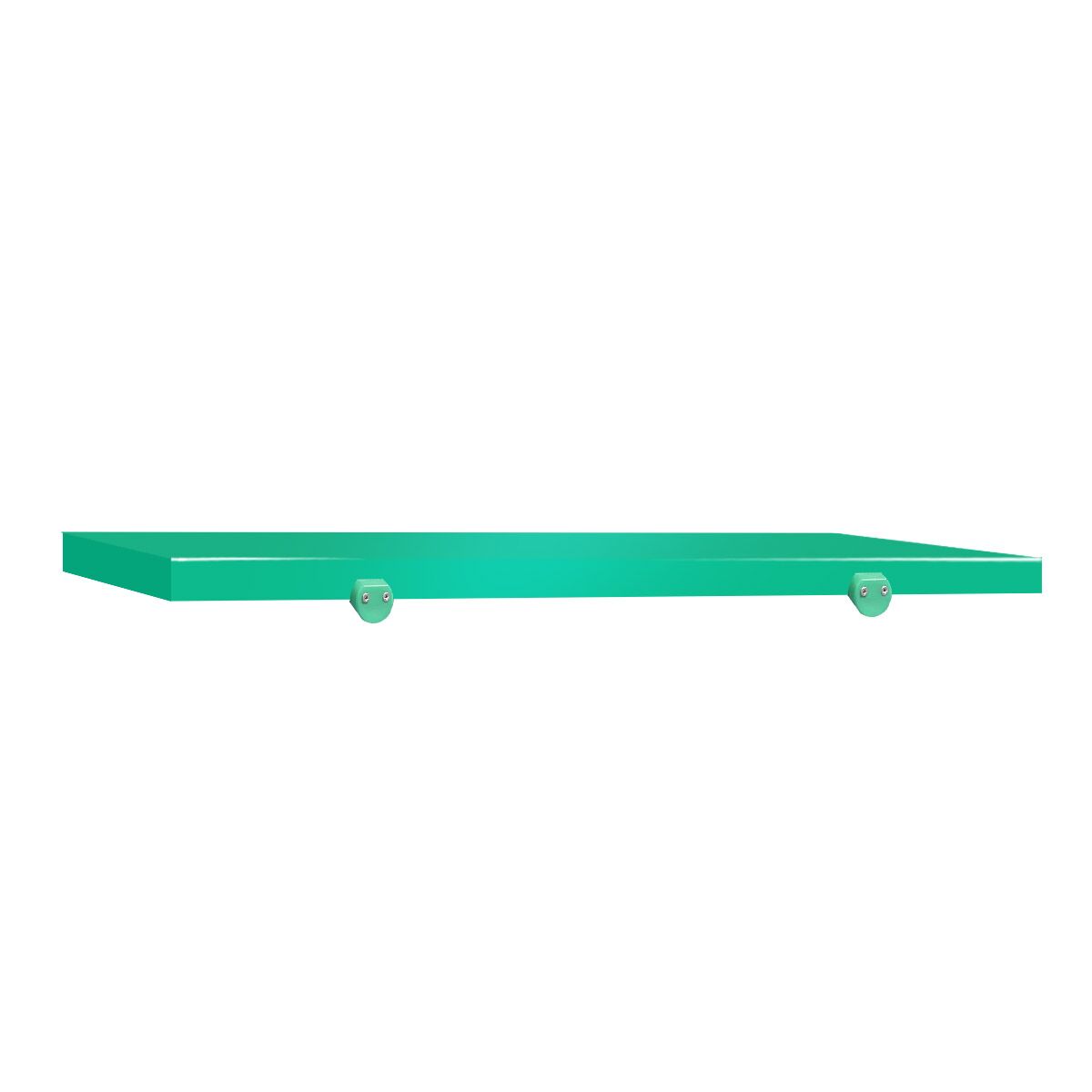 Työtason leikkuulevy PREMIUM - 800x700 mm - Paksuus: 40 mm - HACCP-yhteensopiva - Polyeteeni (PE500) - Vihreä - Työtason reunastopparilla