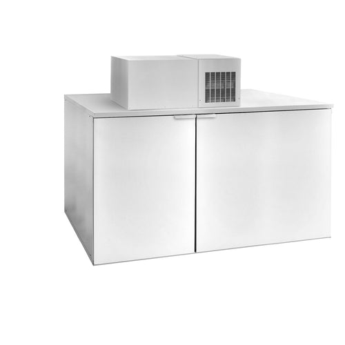 Tynnyrijäähdytin - omakoneinen - 6 x 50 l tynnyriä - 1510x1000 mm