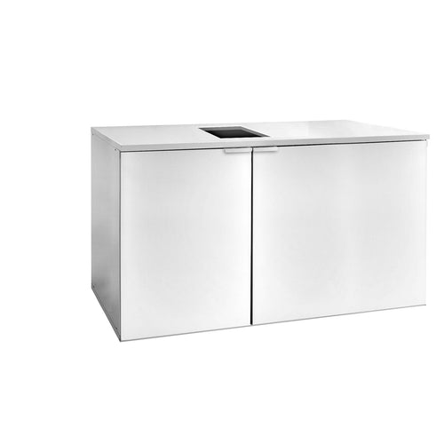 Tynnyrijäähdytin - kylmäkoneeton - 3 x 50 l tynnyriä - 1510x620 mm