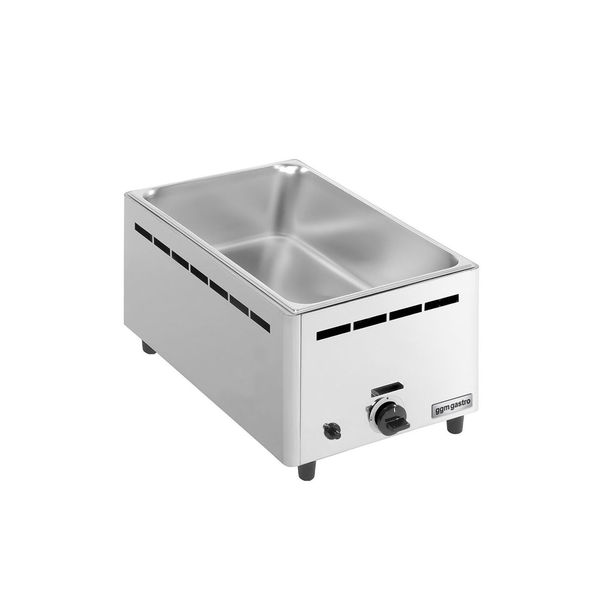 Kaasukäyttöinen vesihaude (bain-marie) - 2,75 kW - GN 1/1, korkeus 150 mm