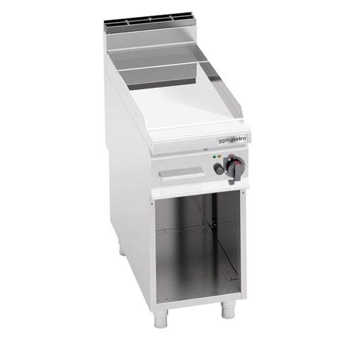 Kaasupaistotaso - 10 kW - sileä - Paistopinta-ala: 395x500 mm - sis. jalustan