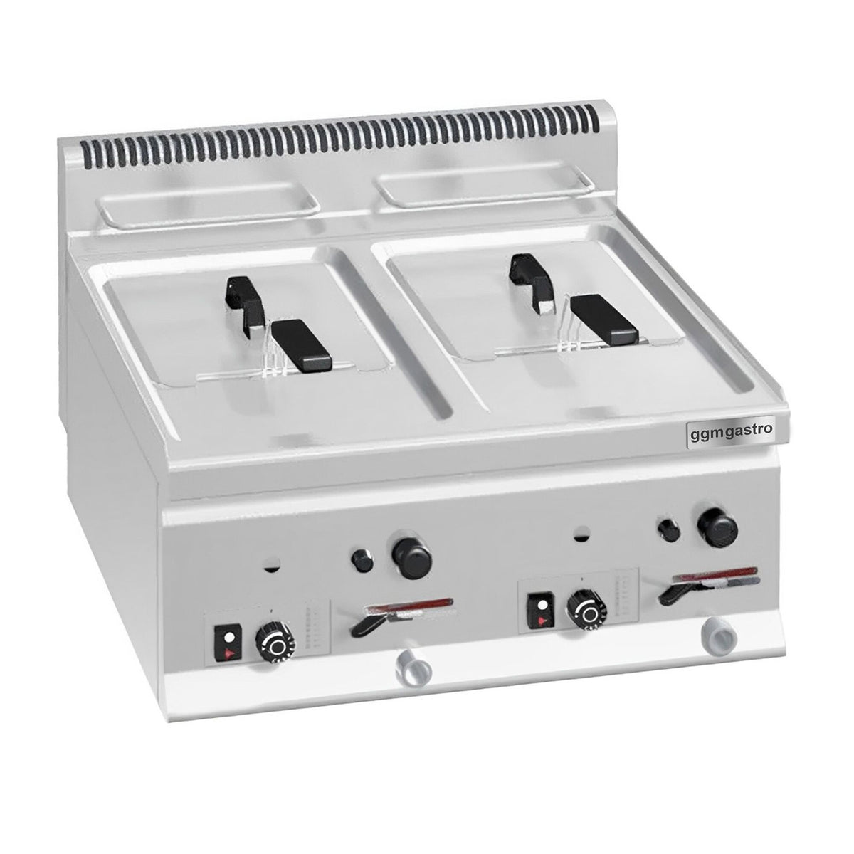 Kaksiosainen kaasurasvakeitin - 2 x 8 l - 13,2 kW
