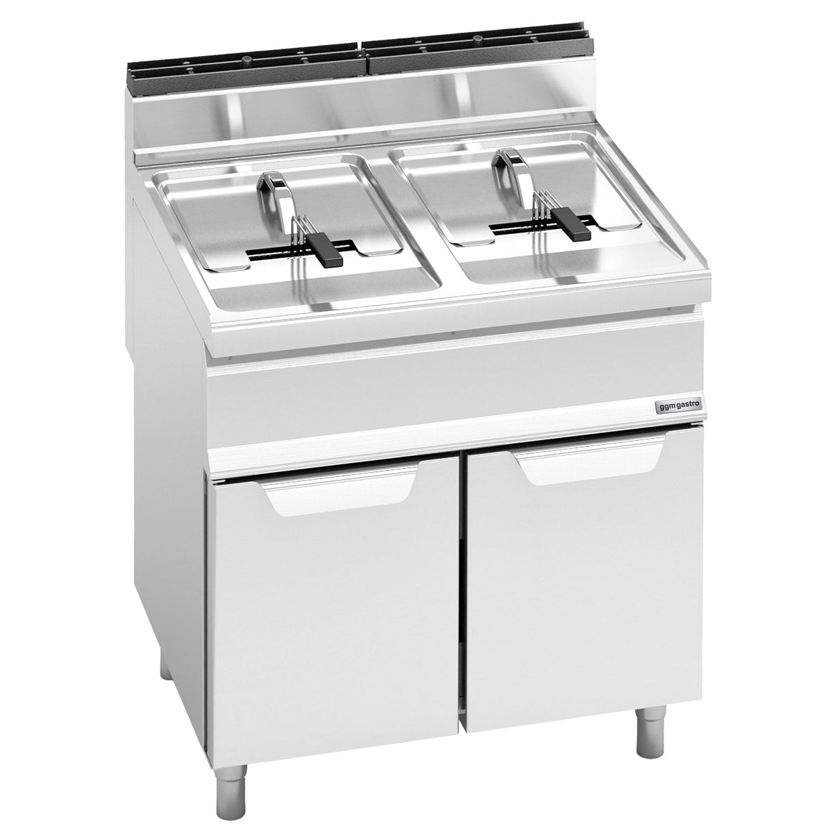 Kaksiosainen kaasurasvakeitin - 2 x 15 l - 25,4 kW