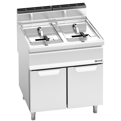 Kaksiosainen kaasurasvakeitin - 2 x 20 l - 33,0 kW