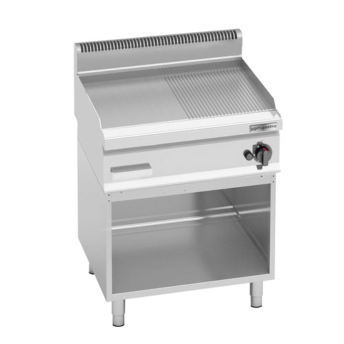 Kaasupaistotaso - 8 kW - sileä/uritettu - Paistopinta-ala: 596x430 mm - sis. jalustan