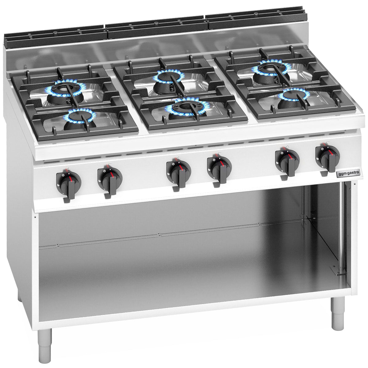 Kaasuliesi LORENZO 700 ‑sarja - 1200x714 mm - 31,5 kW - 6 poltinta