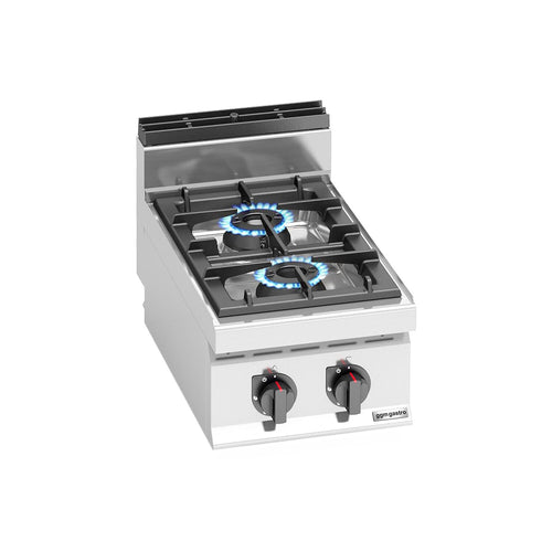 Kaasuliesi Lorenzo 700 ‑sarja - 14 kW - 2 poltinta - pöytämalli - 400x714x460 mm