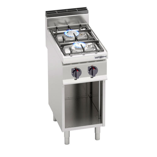 Kaasuliesi Lorenzo 700 ‑sarja - 400x714 mm - 9,5 kW - 2 poltinta - jalustalla