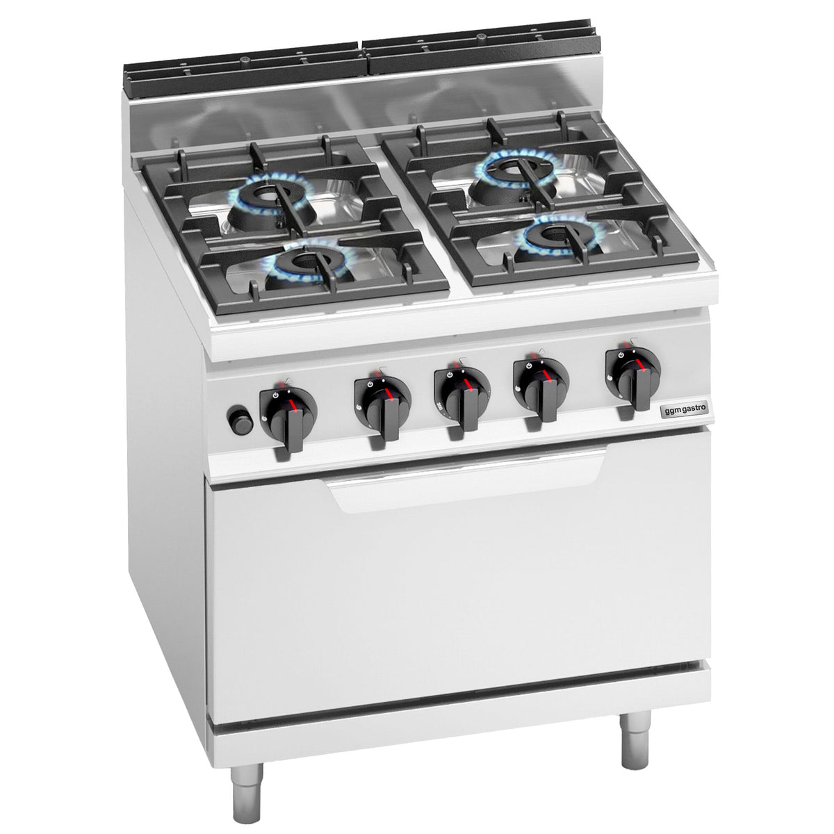 Kaasuliesi Lorenzo 700 ‑sarja - 35,8 kW - 4 poltinta - sis. kaasu‑uuni - 7,8 kW