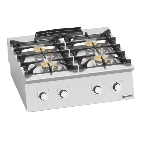 Kaasuliesi PAOLO 700 ‑sarja - 24 kW - 4 poltinta - pöytämalli - 800x730x280 mm