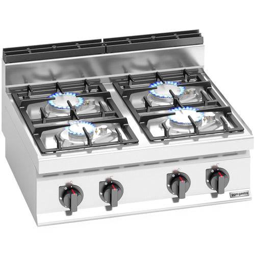 Kaasuliesi Lorenzo 700 ‑sarja - 800x714x460 mm - 21,5 kW - 4 poltinta - pöytämalli