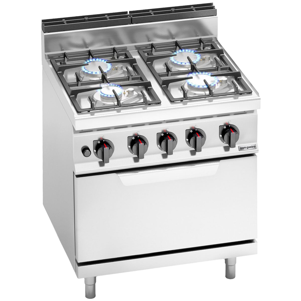 Kaasuliesi Lorenzo 700 ‑sarja - 29,3 kW - 4 poltinta - sis. kaasu‑uuni - 7,8 kW