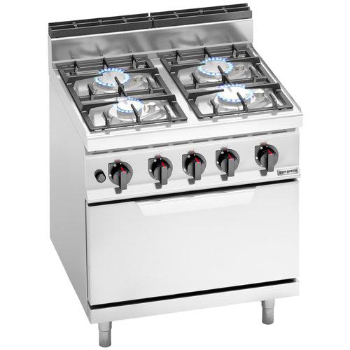 Kaasuliesi Lorenzo 700 ‑sarja - 29,3 kW - 4 poltinta - sis. kaasu‑uuni - 7,8 kW