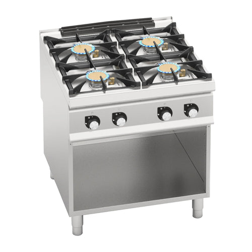 Kaasuliesi PAOLO 900 ‑sarja - 800x900x940 mm - 40 kW - 4 poltinta