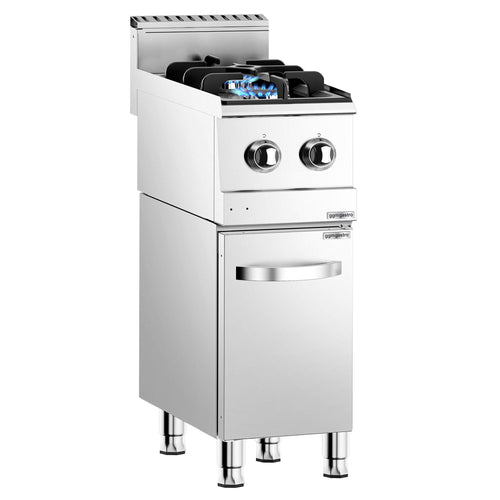 Kaasuliesi - 6,5 kW - 2 poltinta - pöytämalli - 400x600x900 mm