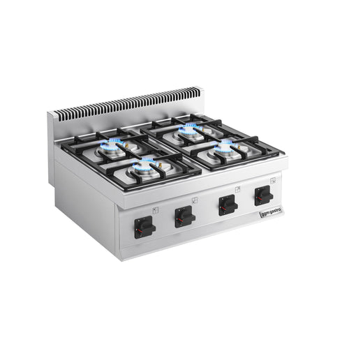 Kaasuliesi MARIO 600 ‑sarja - 600x600x430 mm - 14 kW - 4 poltinta - pöytämalli