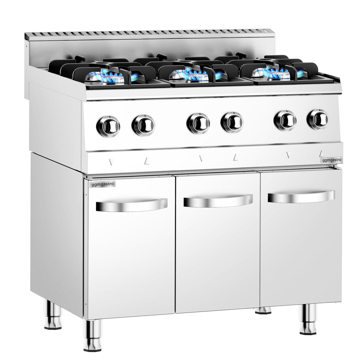 Kaasuliesi - 900x600 mm - 36 kW - 6 poltinta - jalustalla