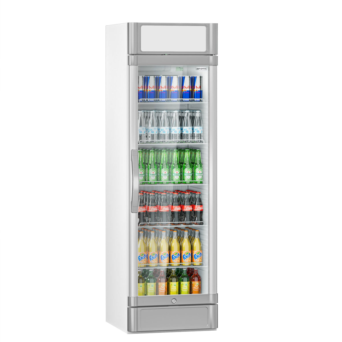 Juomakaappi - 595 mm - 347 l - 1 lasiovi - LED-sisävalo