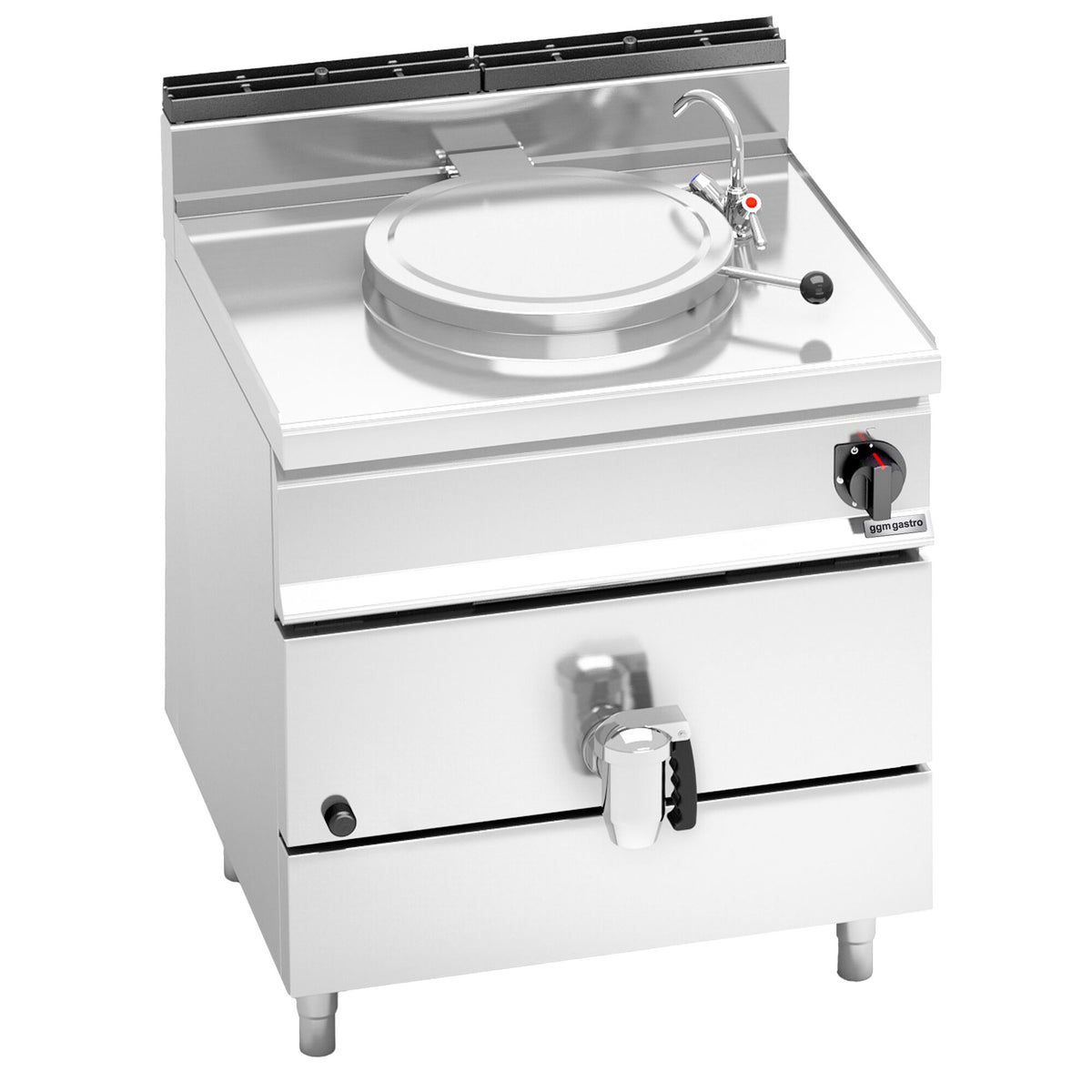 Kaasu keittopata - 55 l - 15,5 kW - Suora lämmitys - vesiliitännällä