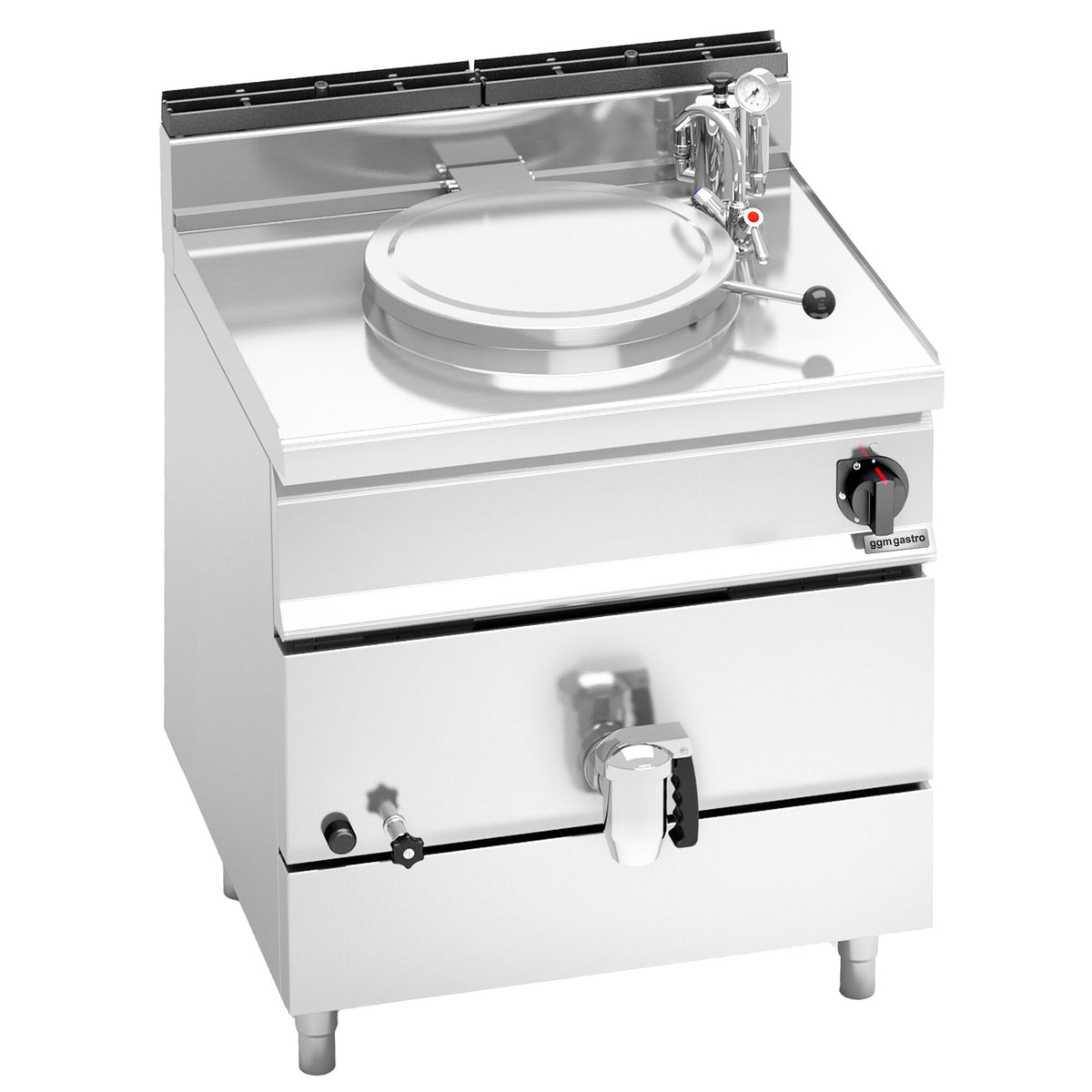 Kaasu keittopata - 55 l - 15,5 kW - Suora lämmitys - vesiliitännällä