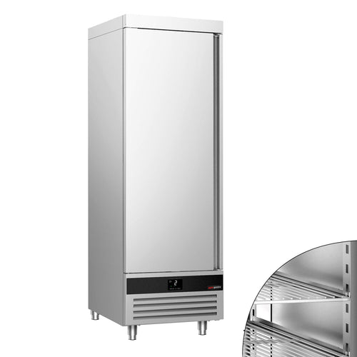 Commercial Upright Fridge Stainless steel PREMIUM - GN 1/1 - 700L - with 1 door